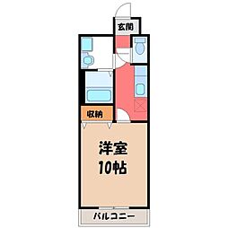 東武宇都宮線 東武宇都宮駅 徒歩5分 2階/-