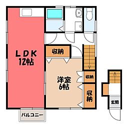 宇都宮芳賀ライトレール線 峰駅 徒歩20分 2階/-