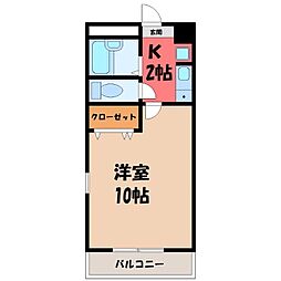 JR日光線 鶴田駅 徒歩15分