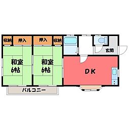 JR日光線 鹿沼駅 バス5分 鹿沼リーバス下車 徒歩7分 1階/-