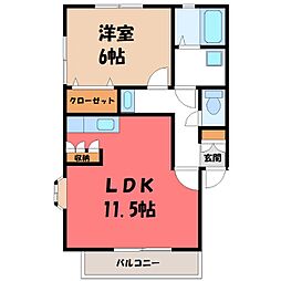 東武宇都宮線 おもちゃのまち駅 徒歩10分 2階/-