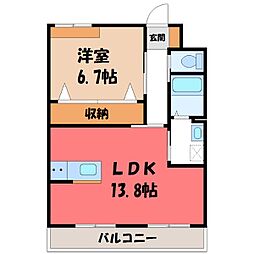 JR東北本線 宝積寺駅 徒歩18分