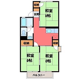 パークサイド安野 2階/-