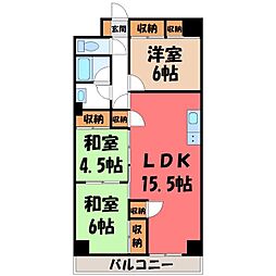 サクラレジデンス 3LDKの間取図画像