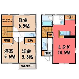 グランド・リヴェール3 3LDKの間取図画像