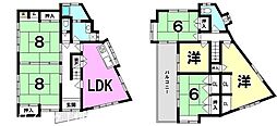 坂元町　中古戸建 5LDKの間取り