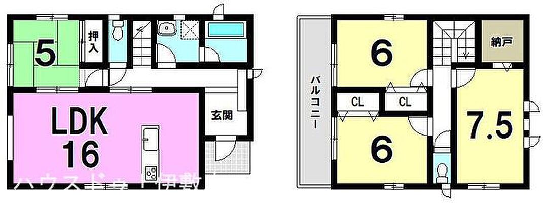 間取り 大明丘3丁目　中古戸建