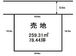 西川田南1丁目 売土地