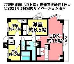 東田坂上駅 1,580万円