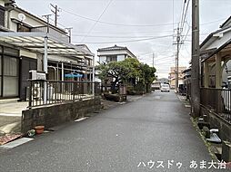 あま市篠田居島:前面道路