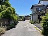 外観：前面道路を北から。