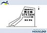 区画図：進入路部分は敷地に含まれます。
