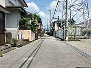 東側道路　南から北向き
