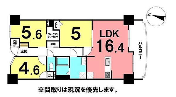 間取りを拡大表示