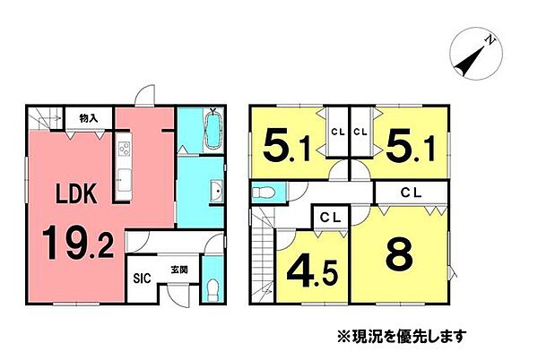 間取りを拡大表示