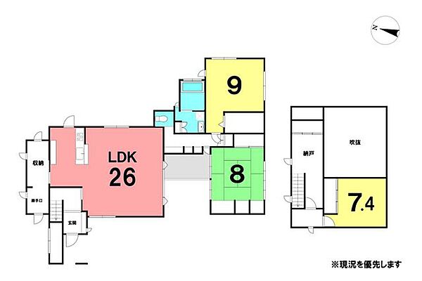 間取りを拡大表示