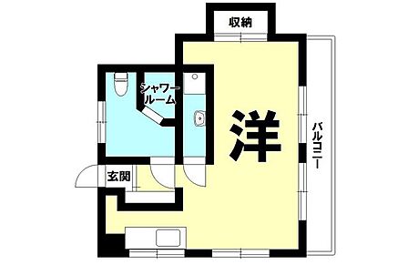 1R、リフォーム済み【専有面積26.47m2】