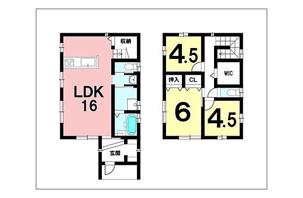間取り 戸建 紫原3丁目／3区画