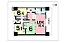 間取り：3LDK、南向きバルコニー【専有面積73.51m2】居住中につきご内覧希望の際は事前にご連絡ください♪