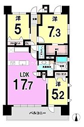 間取図画像 3LDK