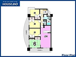 サンライフ小倉南 4LDKの間取図画像