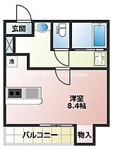 プレグノ456  ｜ 大阪府大阪市東淀川区下新庄4丁目5-6（賃貸マンション1R・1階・25.00㎡） その2