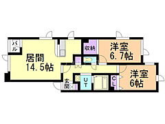 物件の間取り