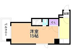 KOYAS6 1Kの間取図画像