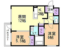 物件の間取り