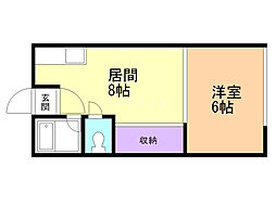 間取図画像 1LDK