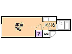 フラワーリバーII 1階