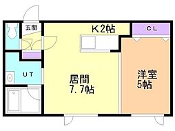 間取図画像 1LDK