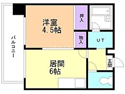 間取図画像 1DK