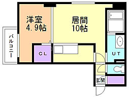 間取図画像 1LDK