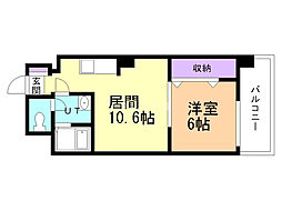 間取図画像 1LDK