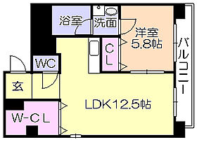 すかる通東 903 ｜ 福岡県久留米市通町（賃貸マンション1LDK・9階・50.03㎡） その2