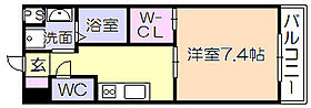 AlettA合川町 109 ｜ 福岡県久留米市合川町（賃貸マンション1K・1階・27.20㎡） その2