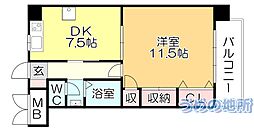 リバーサイド東櫛原 2階