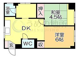 富士ビル 4階/401