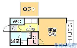 グレイス篠山 2階/D2