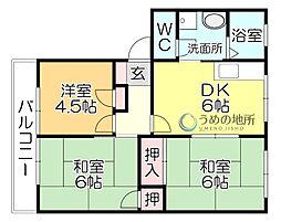 フロイント長門石 1階