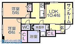 物件の間取り