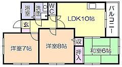 物件の間取り