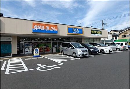 ビッグ・エー 横浜中白根店 徒歩3分。 250m
