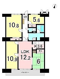 スペクトル尾張瀬戸 4LDKの間取図画像