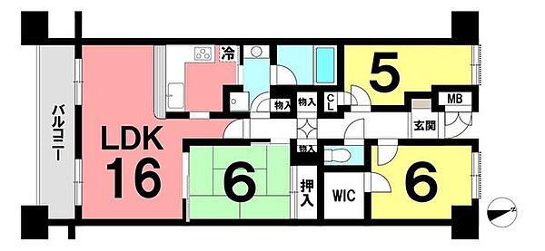 間取りを拡大表示
