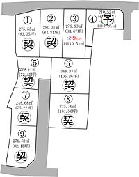 物件画像 南アルプス市寺部9区画分譲地