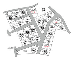 物件画像 甲斐市万才25区画分譲地