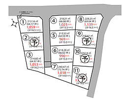物件画像 甲斐市竜王新町11区画分譲地