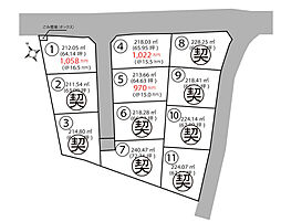 物件画像 甲斐市竜王新町11区画分譲地